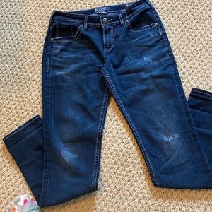Levi Silver Boyfriend jeans size w28/l29- size 6